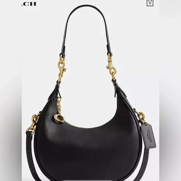 Coach Black Jonie Bag 22 NWT - Picture 4 of 13